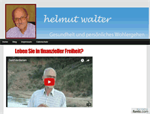 Tablet Screenshot of helmutwalter.com
